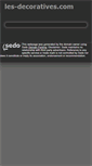 Mobile Screenshot of les-decoratives.com